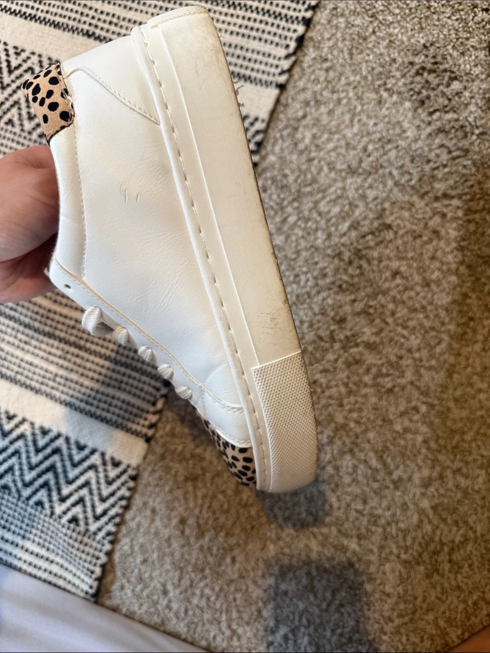 Animal print sneakers